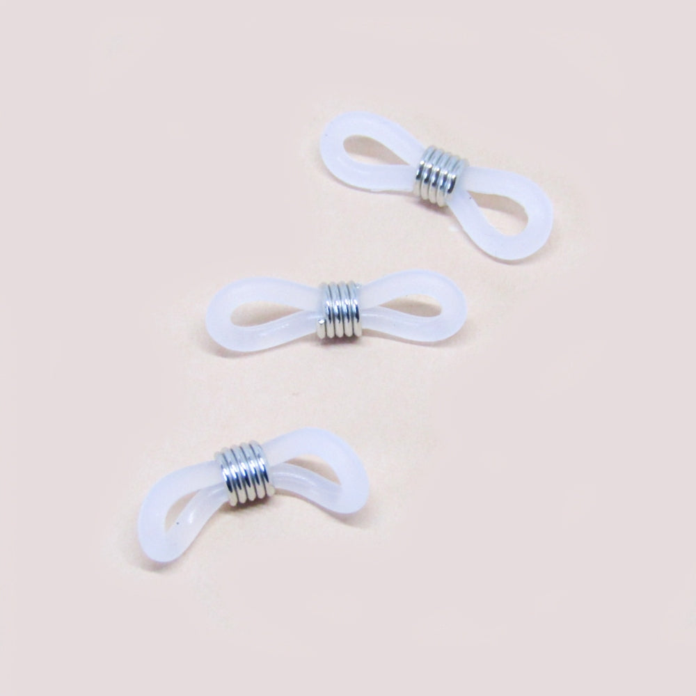 Porta Lente Blanco/plateado x 6
