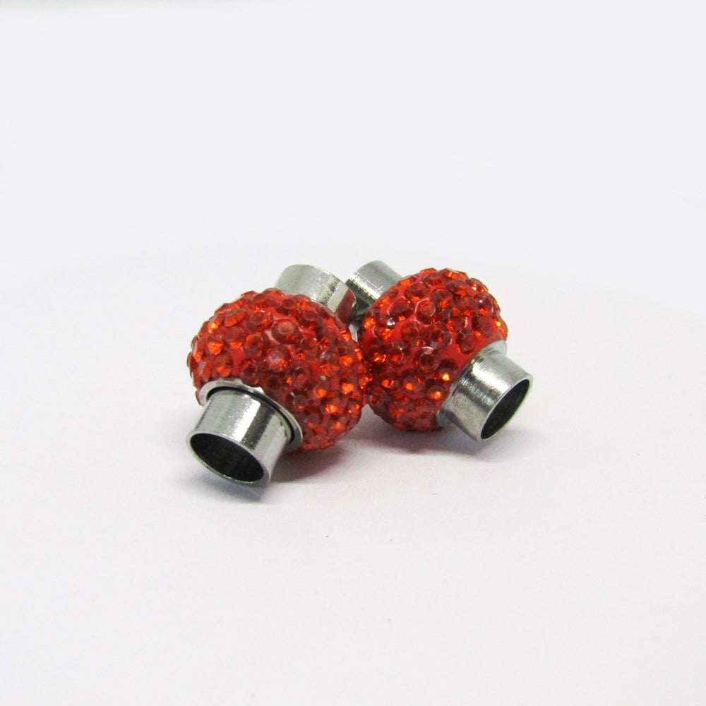 Broche Iman Strass Naranja