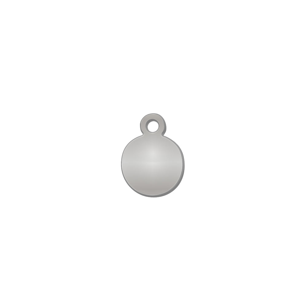 Base Acero Redonda 9mm 1 Argolla