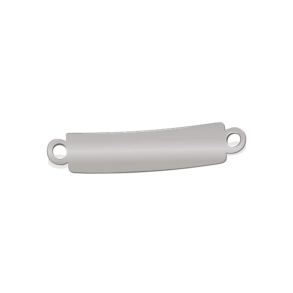 Base Pulsera Acero Lisa 36 x 7mm x 1mm