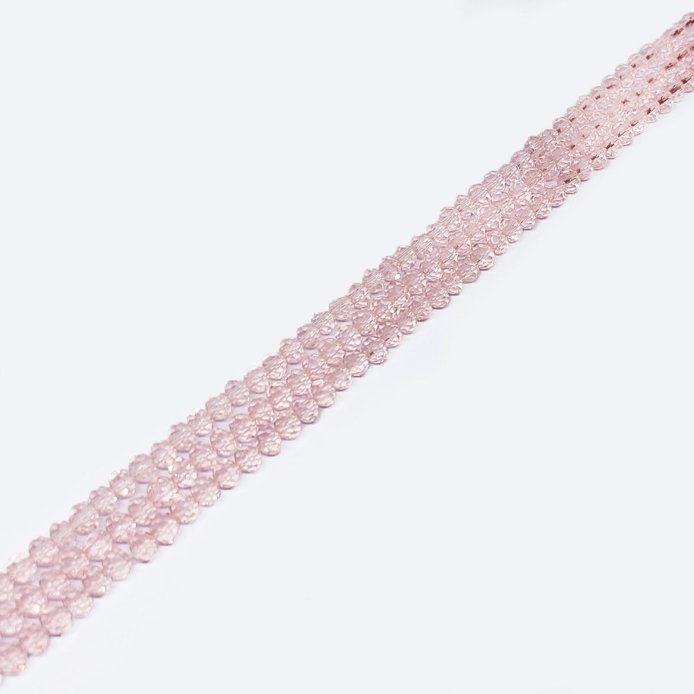 Cristal Dona Rosa Claro Transparente 3 x 4mm