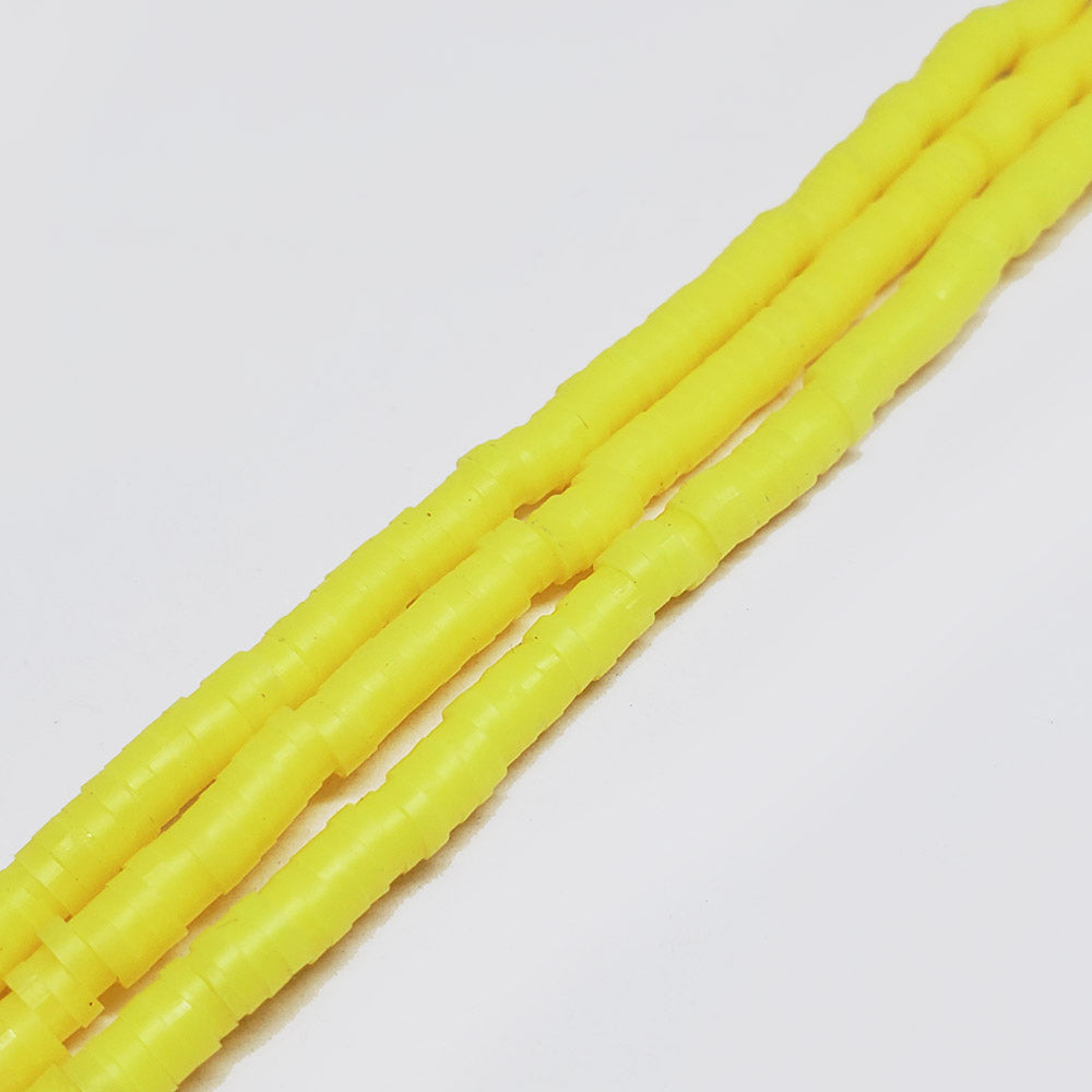 Puka Amarillo Neon Claro 6mm