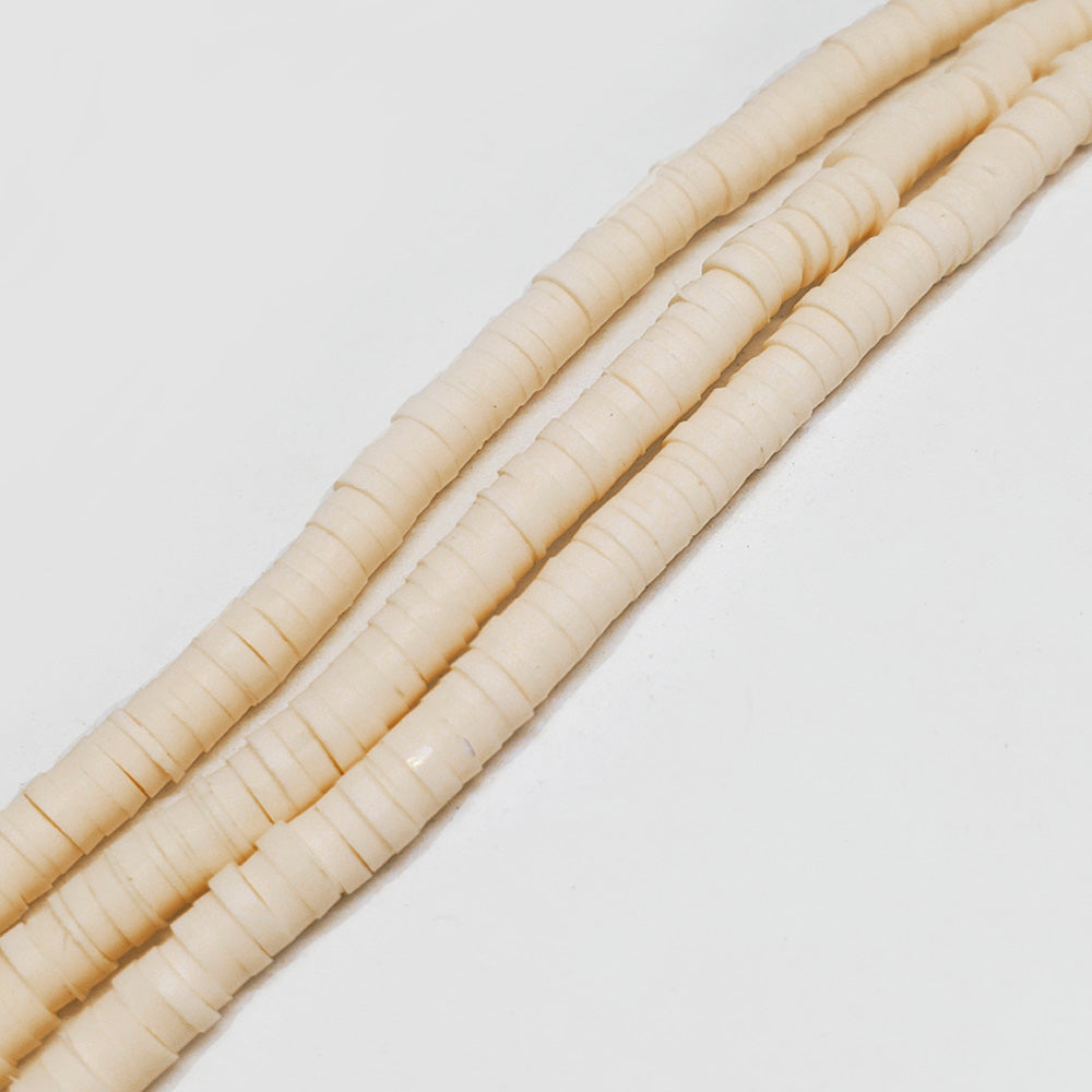 Puka Beige Oscuro 8mm