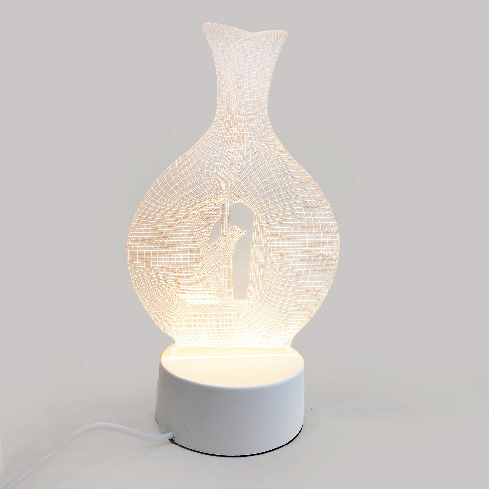 Lampara Led 3d Personalizada Luz Unica