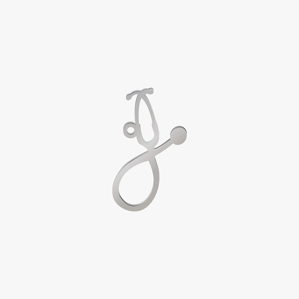 Dije Acero Estetoscopio 36 x 20mm x 1mm 1 Argolla