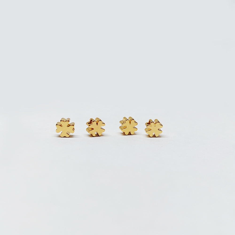 Separador Trebol 4 Hojas Baño Oro 5 x 3mm – Baño de oro