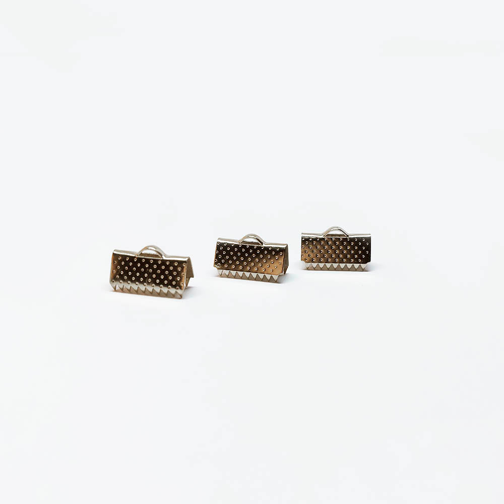 Terminal Maleta Acero Nikel 16mm – Tono níquel