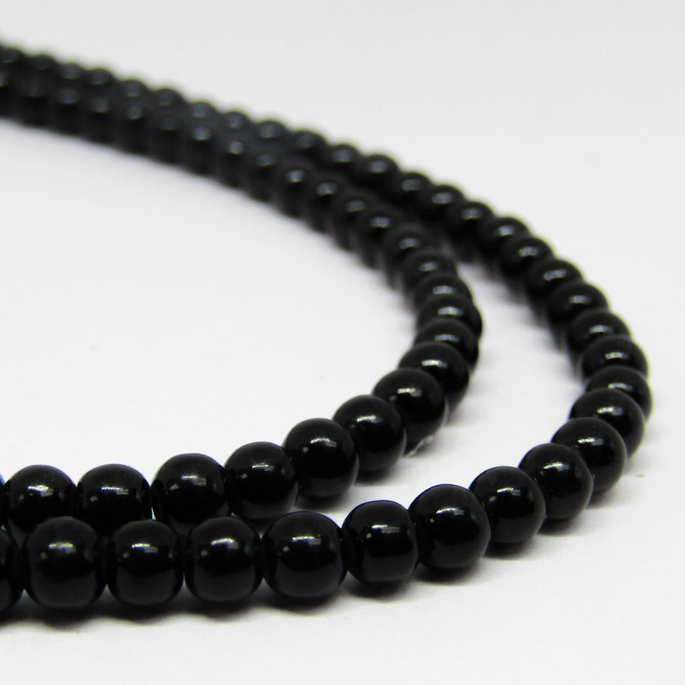 Perla Acrílica 4mm Negro