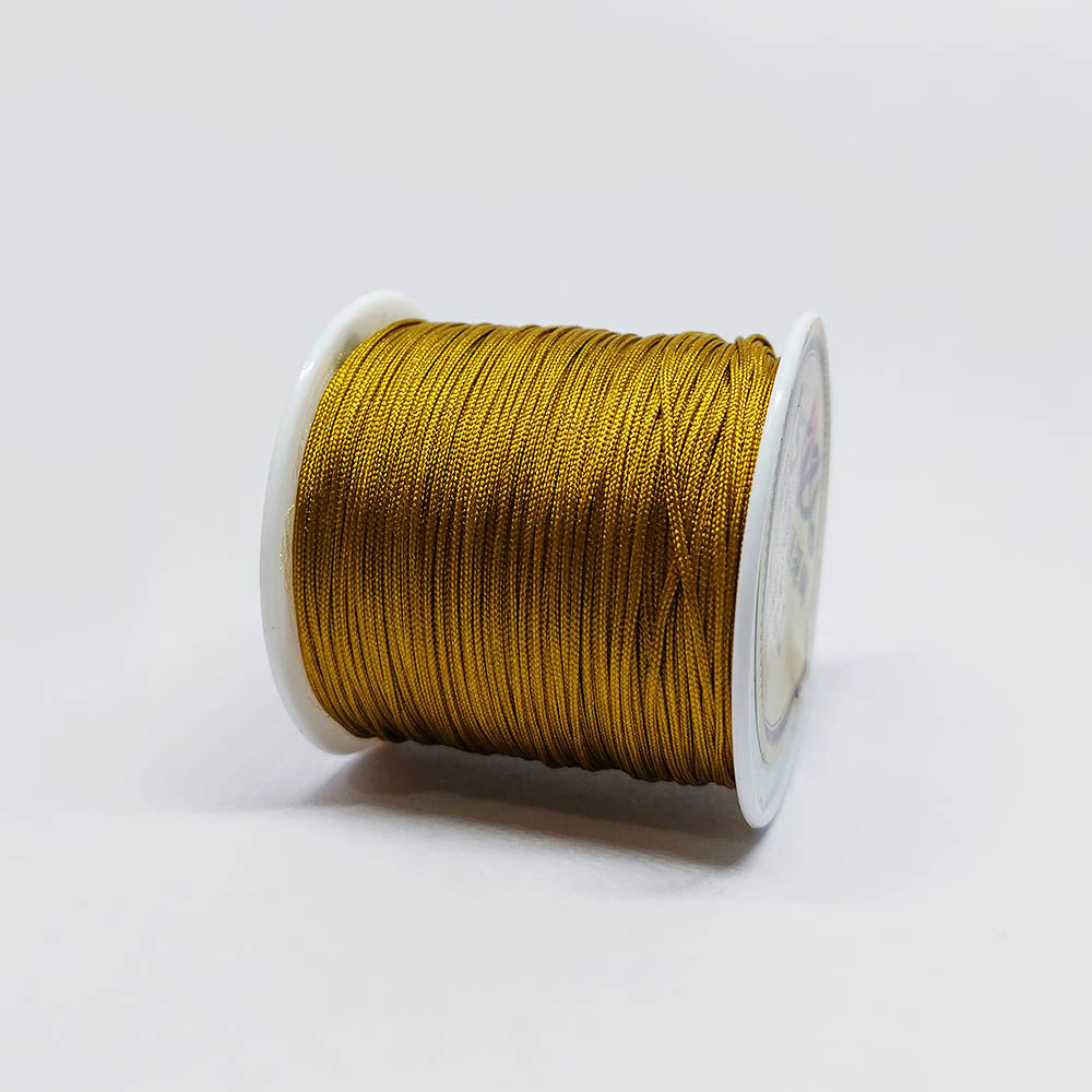 Hilo Chino Satinado Dorado 1mm x 1yda