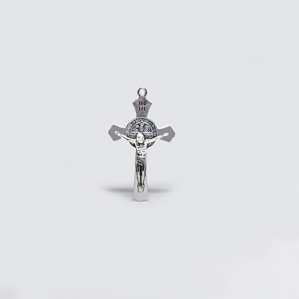 Pewter Cruz San Benito 41351 70 x 41mm – Envejecido