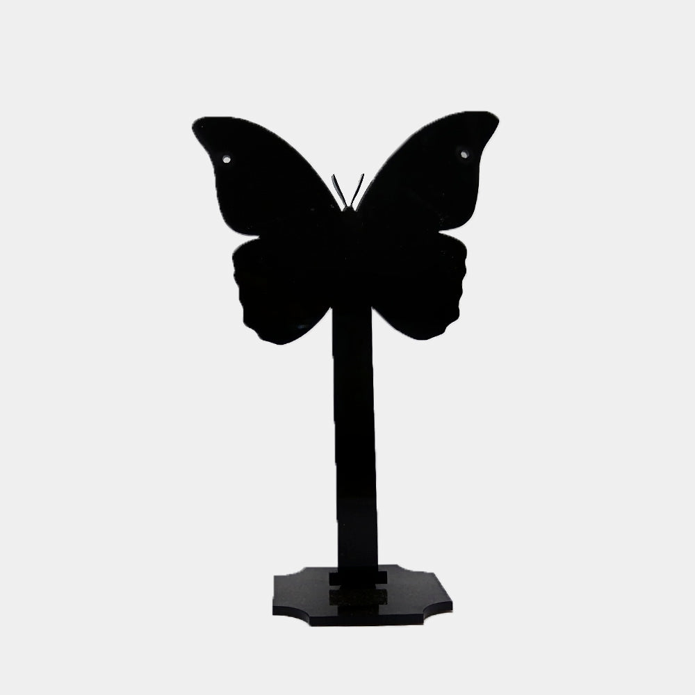 Exhibidor Arete Acrílico Mariposa 14 x 9cm x 3mm 2 Agujeros