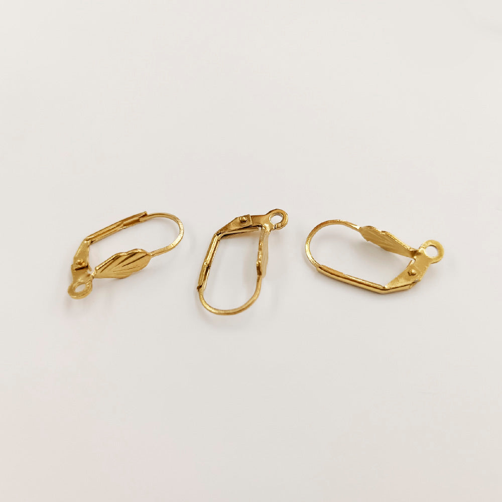 Gancho Frances Acero Dorado 19 x 10mm