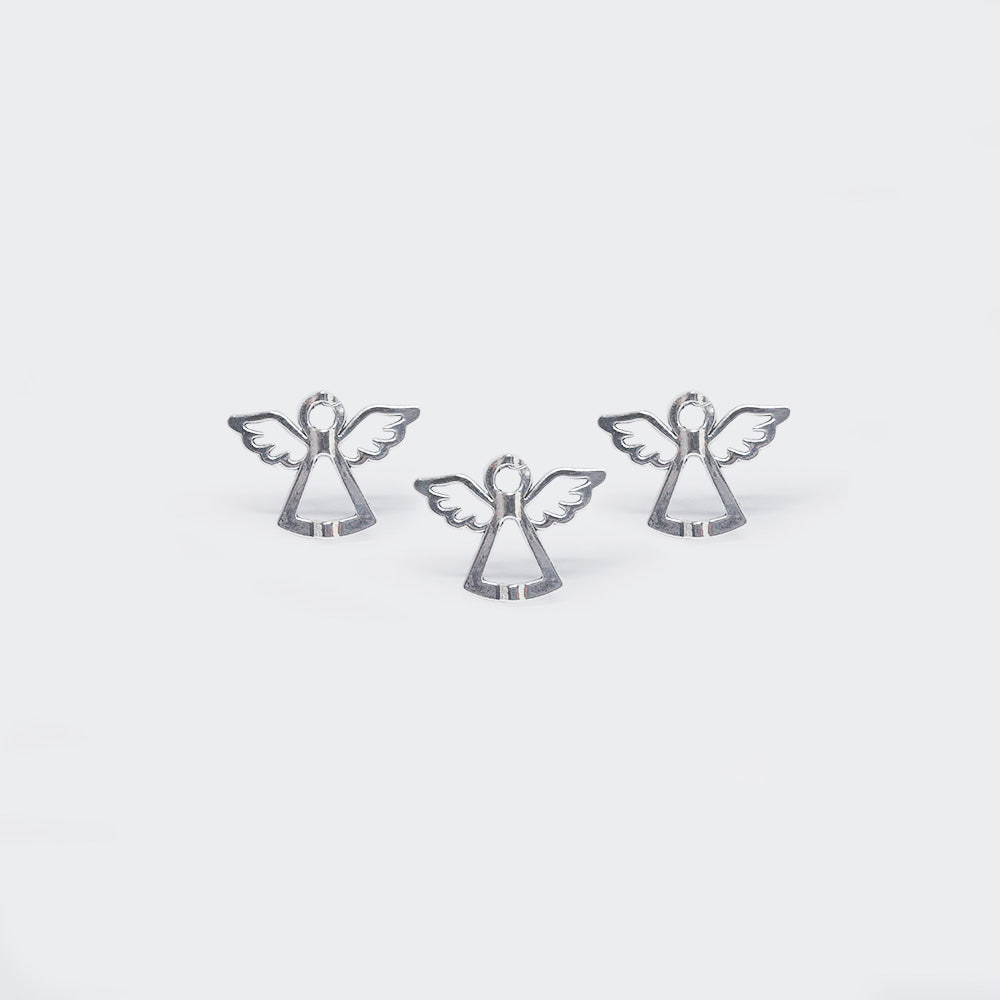 Pewter Dije Angel 19075 22 x 29mm – Envejecido