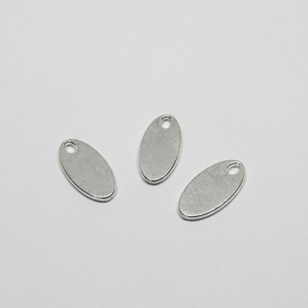 Pewter Placa Oval 18965