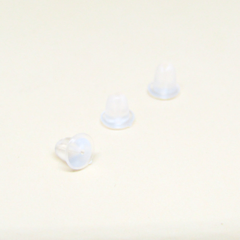 Tapa Plastica para Arete 5mm x 10grm