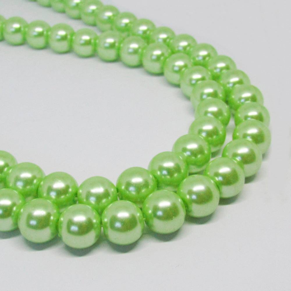 Perla Acrílica Verde Claro 10mm