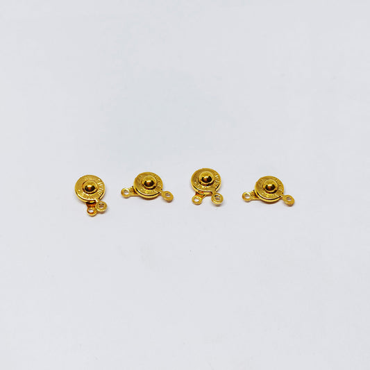 Broche Nautico Dorado 11mm x 10pcs