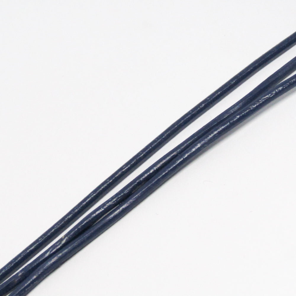 Cuero Natural 2mm Azul