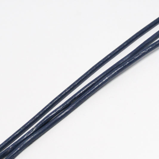 Cuero Natural 2mm Azul