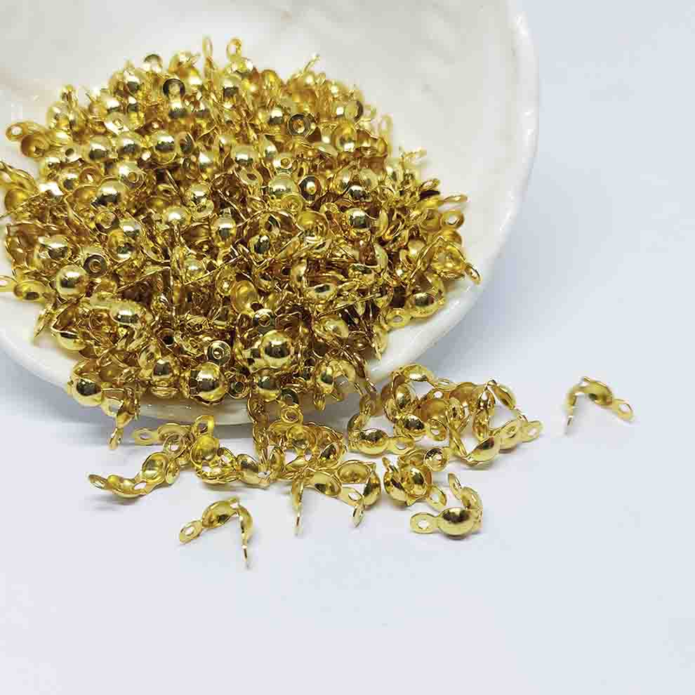 Tapa Nudo Acero Dorado