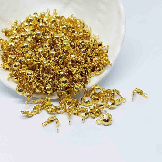 Tapa Nudo Acero Dorado