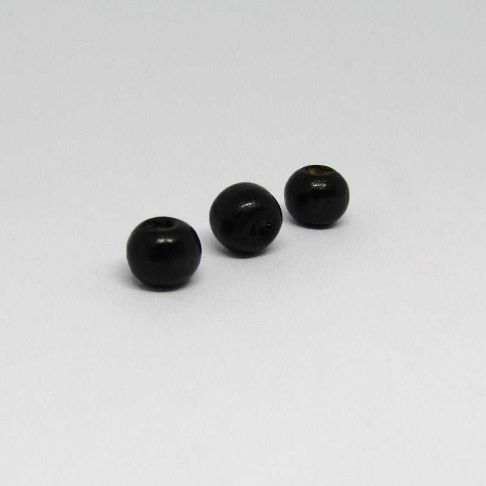 Madera Bola 8mm Negro