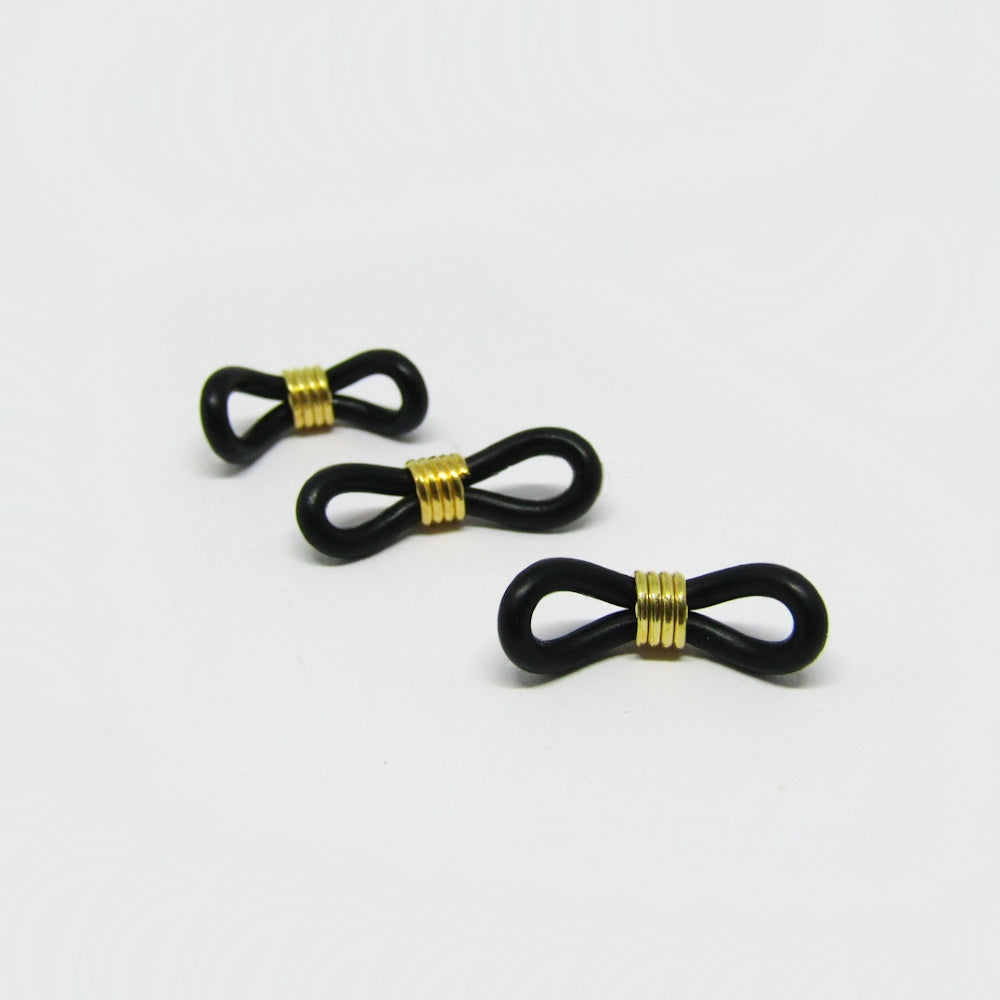 Porta Lente Negro/dorado x 6