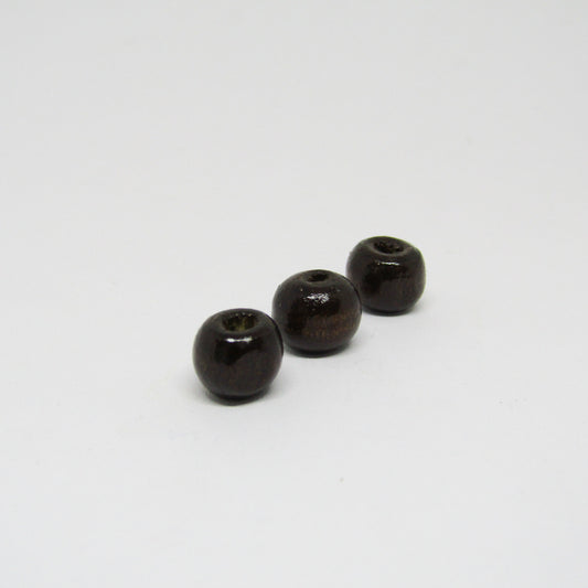 Madera Bola Cafe Oscuro 8mm – Café oscuro