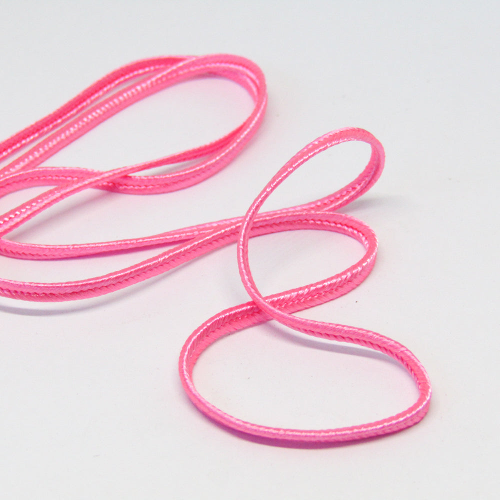 Soutache Rosa Neon 3mm x 1yda – Rosado neón