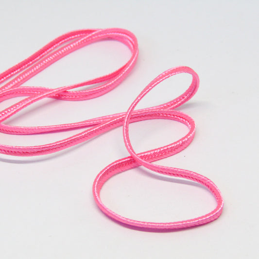 Soutache Rosa Neon 3mm x 1yda – Rosado neón