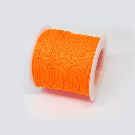 Hilo Chino Naranja Neon 1.0mm x 80 Ydas – Naranja neón