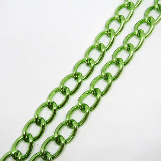 Cadena Aluminio Verde K1106-ys 18 x 12mm