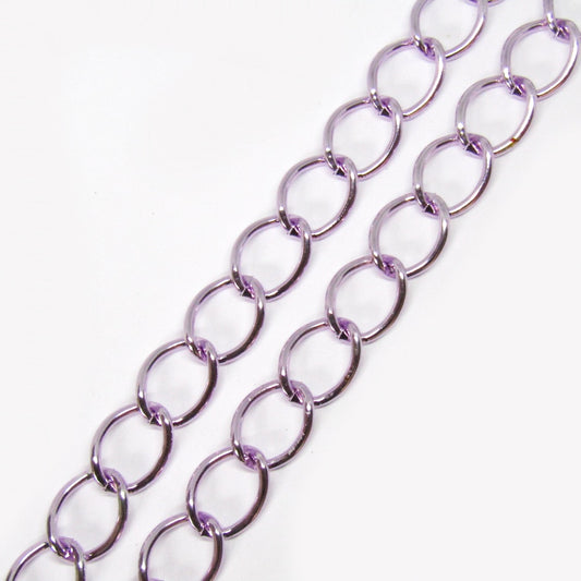 Cadena Aluminio Lila K1428-21 18 x 14mm