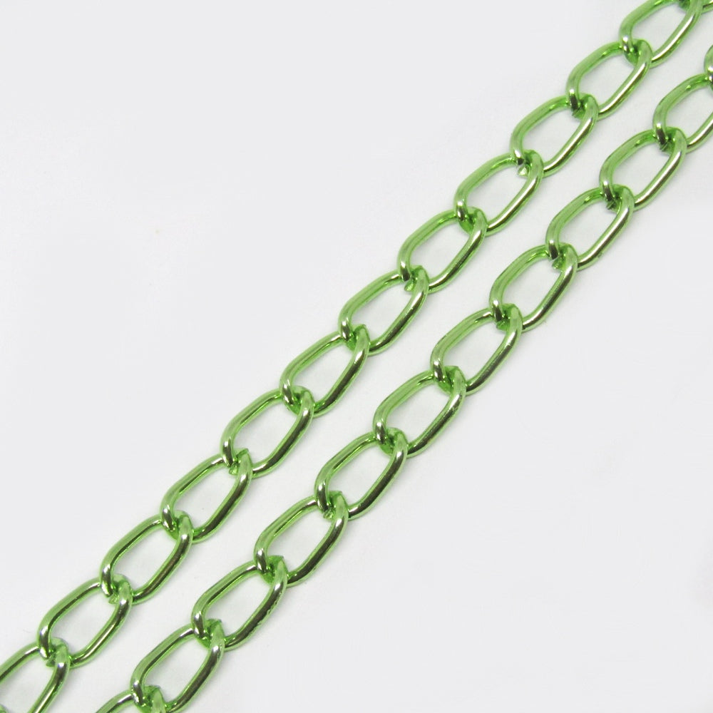 Cadena Aluminio Verde K1504-27 12 x 7mm