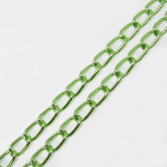 Cadena Aluminio Verde K1504-27 12 x 7mm