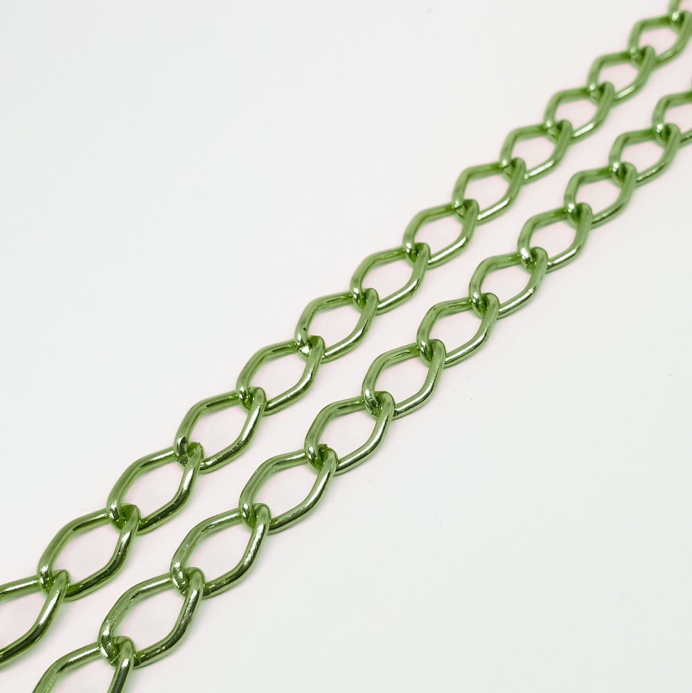 Cadena Aluminio Verde K1506-27 14 x 9mm