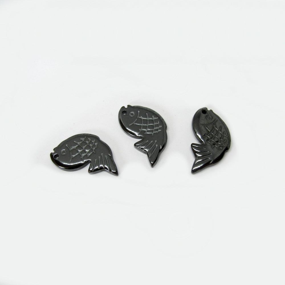 Dije Acerina Pez 32 x 18mm x 10pcs