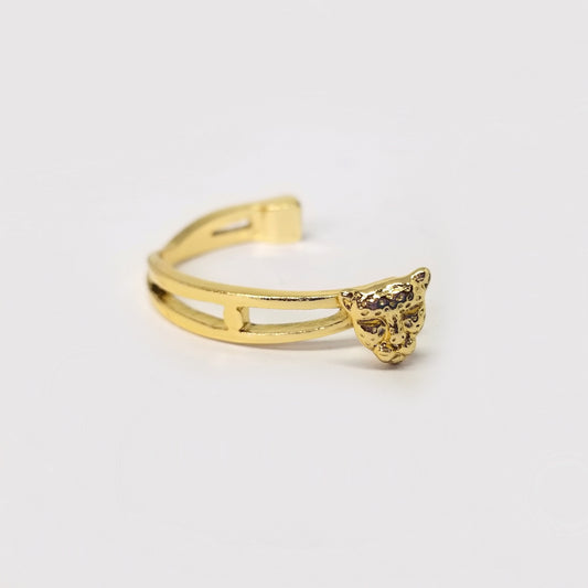 Base Pulsera Dorada Felino