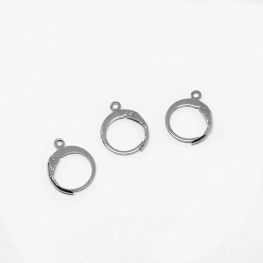 Gancho Frances Circular Acero 15 x 12mm Nikel – Tono níquel