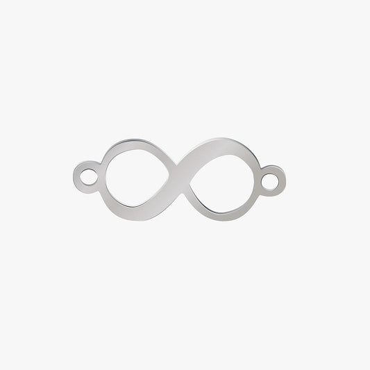 Base Infinito Acero 10 x 25 x 1mm 2 Argollas