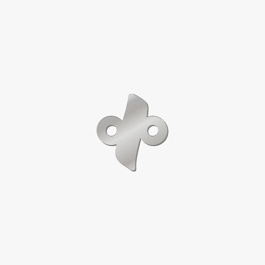 Letra Acero I 10mm x 1mm 2 Argollas