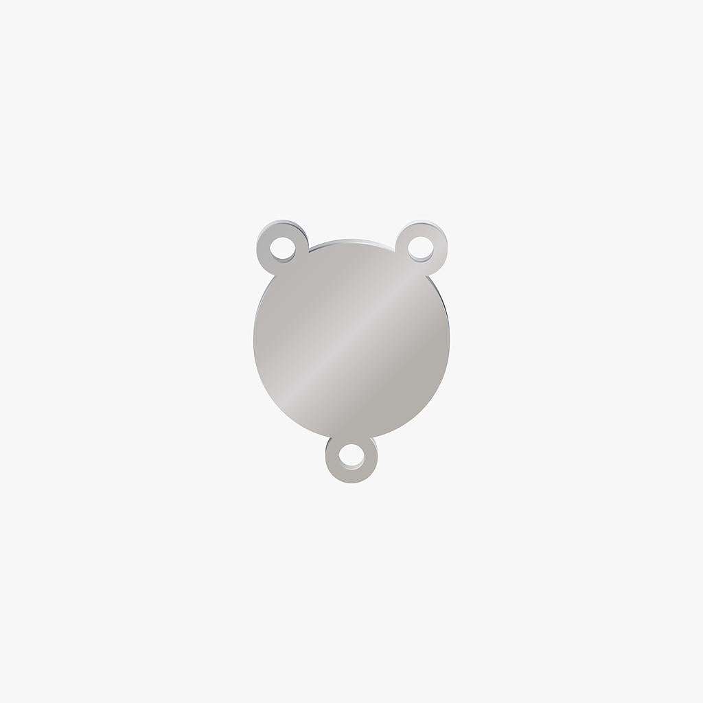 Encuentro Acero Redondo 20 x 1mm 3 Argollas