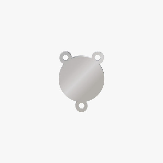 Encuentro Acero Redondo 20 x 1mm 3 Argollas