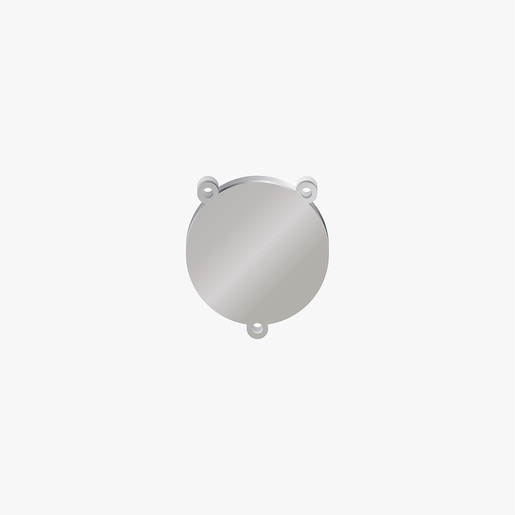 Encuentro Acero Redondo 25 x 1mm 3 Argollas