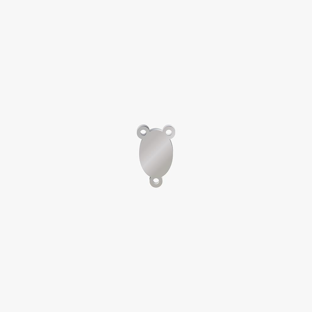 Encuentro Acero Oval 15 x 1mm 3 Argollas