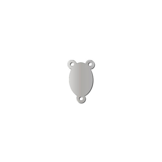 Encuentro Acero Oval 30 x 1mm 3 Argollas
