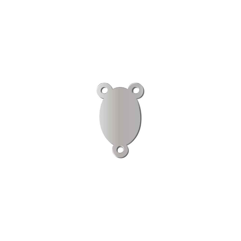 Encuentro Acero Oval 35 x 1mm 3 Argollas