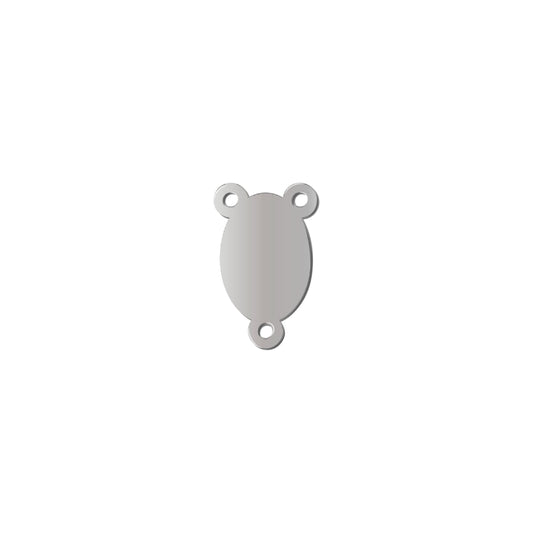 Encuentro Acero Oval 35 x 1mm 3 Argollas
