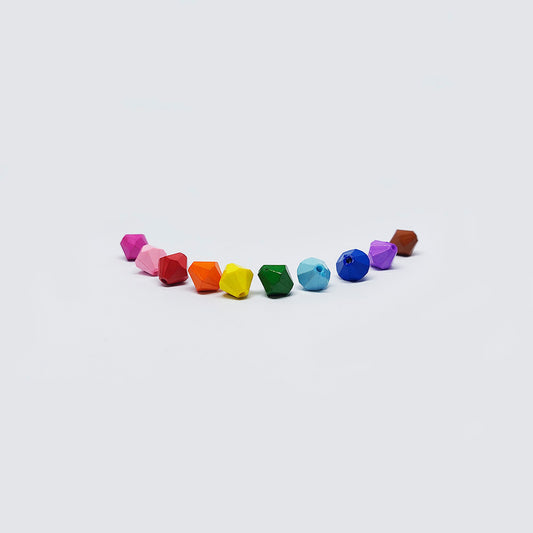 Acrílico Rombo Multicolor Solido 10mm
