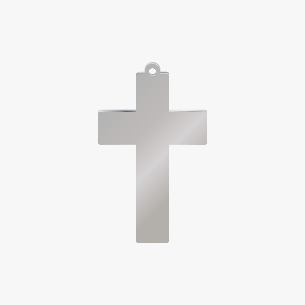 Dije Acero Cruz 54 x 36mm x 1mm